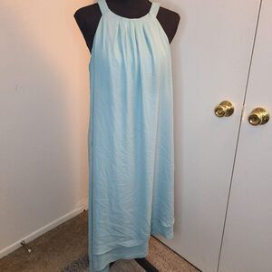 white house black market asymmetrical dress 14P